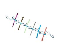 WRITWAA Cuerda de Seguridad para Pequeños Azul con Correa Antipérdida de 38 MM de Ancho para Guarderías y Uso al Aire Libre Cuerda de Tracción para Grupos Infantiles