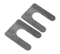 WRITWAA Cuñas Niveladoras en Forma de U para Elevadores Automáticos de Coche Juego de 2 Piezas Calzas Metálicas Duraderas para Ajuste y Nivelación de Postes Almohadillas de Soporte