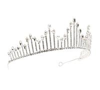 WRITWAA De De Imitación Novia Pequeño A Mí Fiesta Tiaras Despedida De Soltera Niñas Tiara Dama De Honor Niña De La Para Nupcial De Boda Pedrería