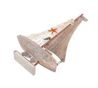 WRITWAA de de Madera Vintage Decoración Náutica para Hogar Estilo Mediterráneo Adorno Pequeño para Mesa y Colección Marinera