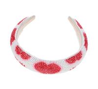 WRITWAA Diadema corazón diadema de profesor diademas finas para mujer diadema de boda diademas doradas para mujer diademas divertidas para mujeres el plastico