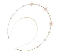 WRITWAA Diadema De Aro Para Mujer Tiara Barroca Exquisita Banda Para El Cabello Vintage Para Eventos De Boda y Fiesta Decoración Del Cabello