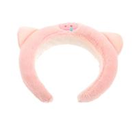 WRITWAA Diadema de Cerdito Rosa de Felpa para Mujeres Accesorio Divertido y para Maquillaje y Cuidado Facial Diadema con Orejas de Cerdo para Temáticos para Cosplay y