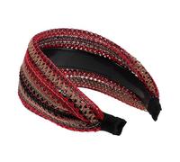 WRITWAA Diadema Retro Ancha Para Niña Tocado Delicado De Material Accesorio De Fiesta Para Cabello Decoración De Cabello Para