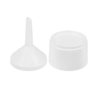WRITWAA Embudo de Filtro Plástico para Papel de Filtro 75Mm Embudo para Laboratorio y Cocina Resistente y Reutilizable para Análisis Químicos y Filtrado