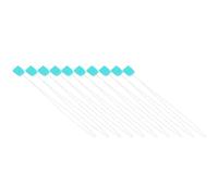 WRITWAA Enhebradores de Aguja de Acero 20 Cm, 15 Piezas Mango de Plástico, Herramienta para Enhebrar Agujas de Bordar y Coser a Mano, Accesorios para Punto de Cruz y Manualidades