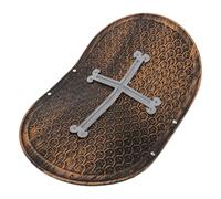 WRITWAA Escudo y Armadura de Batalla Medieval para Diseño Romano Antiguo para rol y Disfraces Temáticos