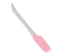 WRITWAA Espátula Para Cera Depilatoria Aplicadores De Cera Silicona Depilación Afeitadora Reutilizable Raspador De Crema Gel De Sílice Rosa Reutilizable