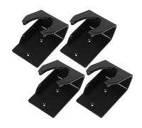 WRITWAA Estante de escaneo de códigos de Barras Negro con Montaje en Pared y ángulo Ajustable para supermercados y almacenes, Soporte Universal de plástico 4pcs