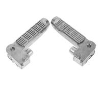 WRITWAA Estriberas para Motocicleta y Bicicleta Eléctrica, Par de Reposapiés Traseros Plegables de Aleación de Aluminio, Diseño Extendido para Mayor Comodidad y Soporte Seguro en