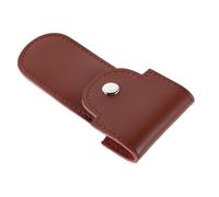 WRITWAA Estuche de Viaje Ligero y Portátil Marrón Diseño Vintage Atemporal para Maquinilla de Afeitar Clásica para Hombre para Reuniones de Negocios y Viajes