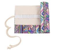 WRITWAA Estuche Enrollable 36 Piezas, Gran Capacidad para Lápices de Tela | Estudiantes de Arte, Posiciones Fijas Múltiples, Evita Caída de Puntas, Adecuado para Pinceles y Rotuladores