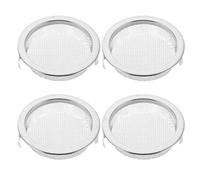 WRITWAA Filtros de Malla Metálica de Acero Inoxidable para Moxibustión Lavables y Reutilizables 4 Piezas Filtro de Repuesto para Frasco y Bolsa para Directo y Portátil