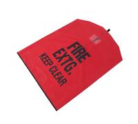 WRITWAA Funda protectora resistente para extintor de incendios: cubierta protectora impermeable y resistente a los arañazos con ventana visible para extintores de incendios de 50 kg para exteriores.