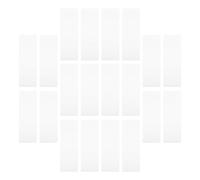 WRITWAA Fundas Transparentes para Marcapáginas de PVC Impermeables Tamaño Estándar 20 Piezas para Protección y Exhibición de Libros Fotos y Tarjetas Artísticas