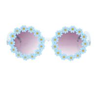 WRITWAA Gafas de sol con forma de flor: Gafas infantiles con forma de flor, de sol infantiles retro y originales, accesorios de disfraz de girasol para fiestas de cumpleaños de verano, fotomatón y