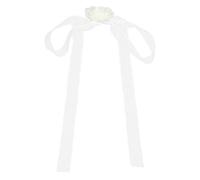 WRITWAA Gargantilla de Encaje Blanco con Flores, Accesorio el Cabello de Mujer, Cinta Versátil para Atar el Cabello y Cuello Estilo Vintage Francés
