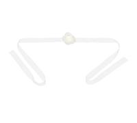WRITWAA Gargantilla de Flores de Encaje Blanco para Mujer, Cinta Multifuncional para Cuello y Cabello Estilo Vintage Francés Clásico