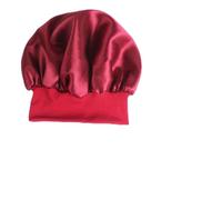 WRITWAA Gorro De Dormir Con Diadema Elástica Alta De Satén Gorro De Dormir Para Mujer Con Lado Anticaída Para Quimioterapia Talla Color Oscuro