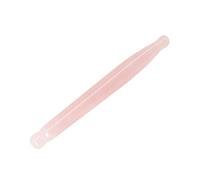 WRITWAA Herramienta Guasha Palo De Masaje Para Ojos y Cuerpo, Piedra Natural De Cuarzo Rosa, Tamaño Mediano, Masajeador Facial y Corporal Para Acupuntura y Circulación Sanguínea, Uso Doméstico Viaje
