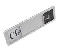 WRITWAA Imán Lavavajillas Doble Cara Señal Limpio y Sucio, Letrero Magnético para Cocina, Accesorio Práctico para Limpieza Diaria, Color Plateado, Tamaño Compacto para Apartamento