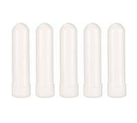WRITWAA Inhaladores Nasales Blancos de Plástico Efecto Estimulante y Diseño Portátil para Uso en Oficina y Escuela, Paquete de 5 Unidades