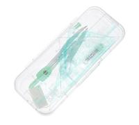 WRITWAA Juego de Brújula Metálica Multifuncional 7 Piezas para Dibujo Técnico Regla y Transportador para Estudiantes Herramientas Precisas para Geometría y Diseño Color Color Aleatorio