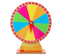 WRITWAA Juego de Ruleta Fortuna Giratoria de Plástico Ligero Diseño Único para Fiestas y Eventos, Accesorio Versátil y Rotativo para Diversión en Grupo