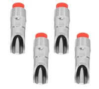 WRITWAA Kit de 4 Bebederos Automáticos para Lechones, Acero Inoxidable, Sistema de Abrevadero con Tetinas para Cerdos, Ahorro de Agua y Fácil Limpieza, Adecuado para Granjas Pequeñas