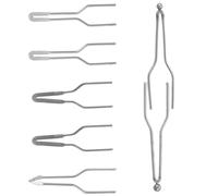 WRITWAA Kit de 8 Puntas de Pirograbado para Máquina de Quemar Madera, Puntas de Alambre Ajustables para Herramienta de Quemador de Leña, Surtido de Tamaños 18-23, Accesorio para Artesanía