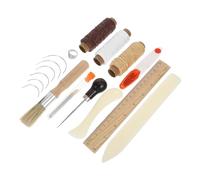 WRITWAA Kit de Encuadernación Manual para Cuero y Papel, Agujas y Hilo Encerado, 1 Set Multiusos para Costura y Reparación en Artesanía, Adecuado para Bricolaje y Proyectos Creativos