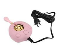 WRITWAA Kit de Horno Eléctrico para Sellar con Cera Rosa con Calentamiento Rápido y Protección contra Sobrecalentamiento, Incluye Cuchara para Creación de Sellos de Lacre
