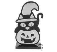 WRITWAA Lámpara de Mesa de Calabaza LED para Halloween con Luz Nocturna Usb, Material Acrílico y Pvc, Diseño Único y No Deslumbrante Adecuado para Fiesta o Bar