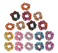 WRITWAA Lazos Pelo Elásticos Degradados 18 Piezas, Accesorios Cabello para Mujer y Niñas, Diseño Metálico Efecto Holográfico y Colores Aleatorios, Bandas Resistentes para Color Aleatorio