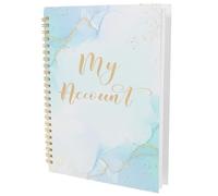 WRITWAA Libro de Contabilidad Personal para Gestión Financiera Registro de Cheques Cuaderno de Control de Gastos y Ahorros Organizador Bancario Práctico y Funcional para Uso Diario