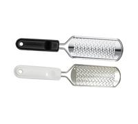 WRITWAA Limas para Pies Duraderas y Molinillos de Piel Muerta Reutilizables, 2 Piezas, Acero Inoxidable, Tamaño Estándar, Multifuncionales para Cuidado de Pies, Exfoliantes para Eliminar