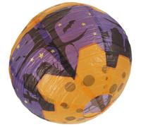 WRITWAA Linterna Colgante Redonda de Papel para Fiesta de Halloween, Decoración Sencilla para Interiores y Exteriores, Accesorios Temáticos para Ambiente Festivo