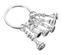 WRITWAA Llavero Colgante de Ajedrez Estilo Europeo y Americano, Accesorio para Mochilas, Adecuado para Eventos y Seguidores del Ajedrez