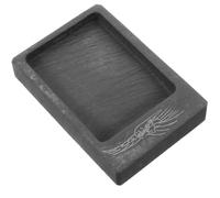 WRITWAA Losa de Tinta para Caligrafía Mini de Piedra Natural, Tamaño Pequeño, para Estudiantes, Herramienta para Moler y Preservar Tinta China, Piedra de Entintar para Dibujo y Escritura
