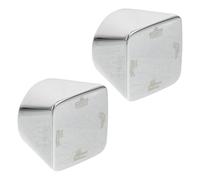 WRITWAA Manija Desviadora de Cuatro Posiciones para Ducha de Metal Plata, Accesorio de Volante Control Preciso de Agua, 2 Piezas para Baño Moderno