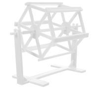 WRITWAA Máquina Enrolladora de Cuerdas Portátil de Plástico Blanco para Enseñanza y Investigación Diseño Fácil de Usar y Sencilla
