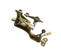 WRITWAA Máquina Rotativa de Tatuaje Dorada Kit de Máquina Motor Rotatorio Profesional para Artistas Tatuadores Uso Personal Diseño Metálico Compacto
