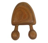 WRITWAA Masajeador Facial de Madera para Masaje y Acupuntura Superficie Lisa sin Rebabas, Adecuado para Uso Familiar Aire Libre, Herramienta Eficaz para Rejuvenecer y Reafirmar la Piel