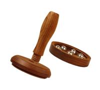 WRITWAA Masajeador Instrumento De Masaje Rodillo De Bola De Masaje Accesorios De Masaje Rodillo De Masaje Herramienta De Mano De Masaje Herramientas De Masaje Manual Light Brown Madera