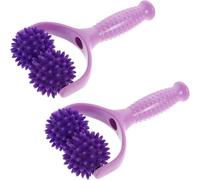 WRITWAA Masajeador Manual de Rodillos Bolas Puntiagudas para Relajación Muscular Profunda y Recuperación, Material Abs Ligero y Portátil para Yoga y Oficina