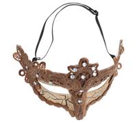 WRITWAA Máscara de Encaje con Incrustaciones de Diamantes para Baile de Disfraces para Cosplay y Actuaciones Diseño Elegante y Cómodo