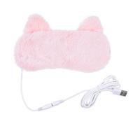 WRITWAA Máscara de Músculos para y Vista Oculares Relaja la los Adecuado USB Calefactable Franela Pp, Mejora en Antes Dormir Ojos Usar Casa