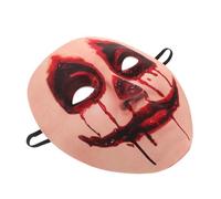 WRITWAA Máscara De Novia Ensangrentada Eva Disfraz De Halloween Máscara De Cosplay Accesorio Terror