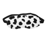 WRITWAA Máscara para Dormir de Felpa Color Leche Abertura, Transpirable y Cómoda para Mujeres y Adolescentes, Antifaz Cubre Ojos para Descanso y Cuidado Nocturno
