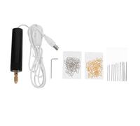 WRITWAA Mini Taladro Eléctrico USB Recargable para Joyería Taladro de Mano Compacto y Duradero para Perforar Herramienta Práctica para Manualidades y Uso Diario